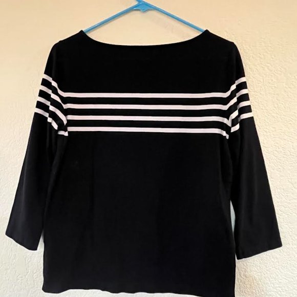 American Living, size medium, Black and white Tee - Picture 2 of 3